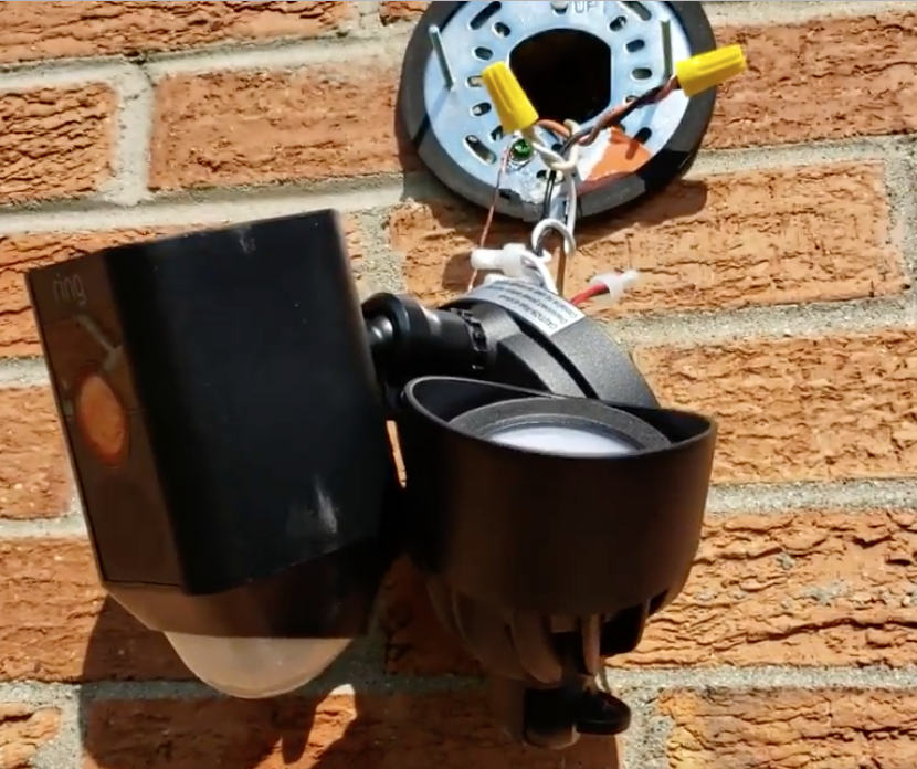 Ring floodlight camera best sale wiring